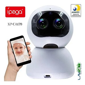 Camera IP Wi-Fi Auto-Tracking Ipega KP-CA178 FullHD Reconhecimento Facial Zoom 10x