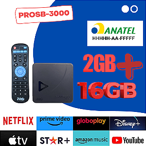 SMARTPRO ELETRONIC PROSB-3000 2GB RAM 4K