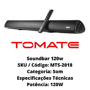 Soundbar mts-2018  / 120w