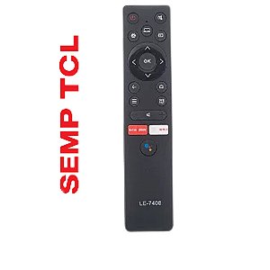 CONTROLE TV TCL SEM COMANDO DE VOZ 7408