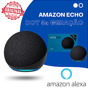 Amazon Echo Dot (5ª Geração): Smart Speaker com Alexa