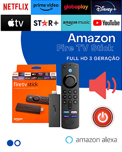 AMAZON FIRE TV STICK 3 GERAÇÃO