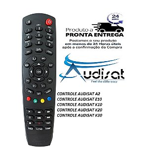 Controle Remoto Audisat K20 Hurucan| K20 Plus