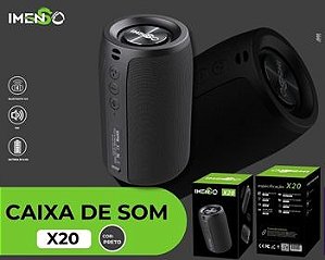 Caixa de Som 10W X20 Preto