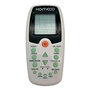 Controle AR Condicionado Komeco 7050
