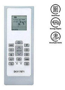Controle AR Condicionado Eletrolux 7071