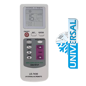 Controle AR Condicionado UNIVERSAL 7430