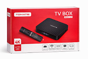 TV Box Tomate MCD-125 4K Ultra HD Vermelho