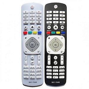 Controle Remoto Para Smart Tv Philips - Paralelo - Fbg-7048