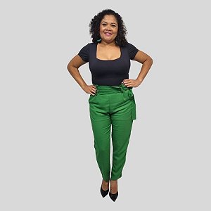 Calça Feminina Clochard em Alfaiataria