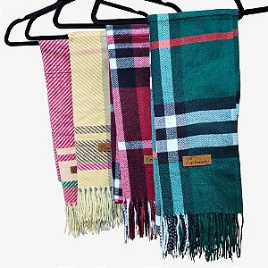 Cachecol com Franja – Toque de Cashmere e Sofisticação