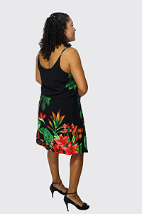 Vestido Curto Feminino de Alça Regulável