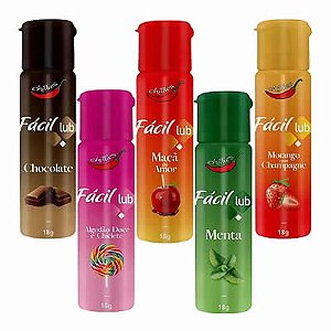 Gel Lubrificante Íntimo Beijável Fácil Lub 18g - Chillies