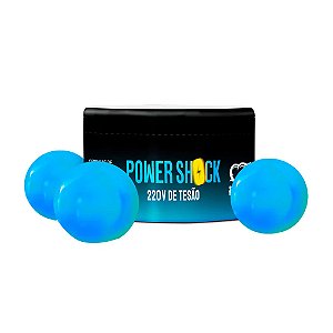 Bolinha Power Shock 220v Cápsulas De ÓLeo Corporal Eletrizante Neutro 3 Unidades Sexy Fantasy