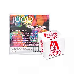 Dado Erótico Posições Mulher X Mulher Jogo Do Prazer - Diversão Ao Cubo