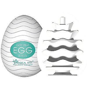 Egg Wavy Masturbador Masculino Magical Kiss