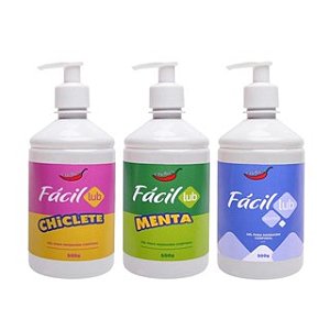 Gel Lubrificante Íntimo Fácil Lub 500g - Chillies