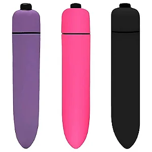 Vibrador Power Bullet Aveludado Massageador de Clitóris em Cápsula - Sexy Import