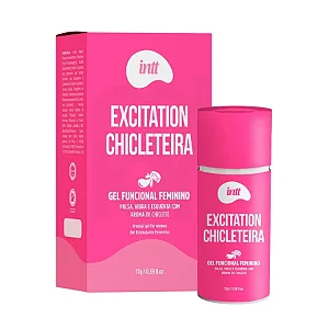 Gel Excitante Feminino Excitation Chicleteira 17ml Linha Collors Intt