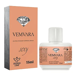 Gel Lubrificante Vem Vara Esquenta e Esfria 15ml Secret Love