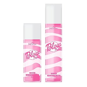KIT Blow Girl Beijos Perfume 30ml + Body Splash 180ml - Morango com Creme Hot Flowers