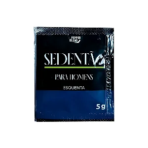 Sedentão Excitante Masculino Vasodilata e Aquece em Sachê 5g Pepper Blend