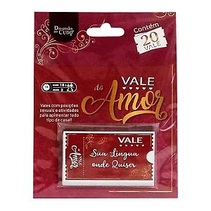 Jogo para Casais Vales do Amor com 20 Cartas Diversão ao Cubo