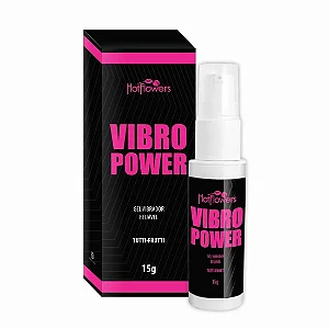 Vibro Power Gel Vibrador Beijável 15g Hot Flowers