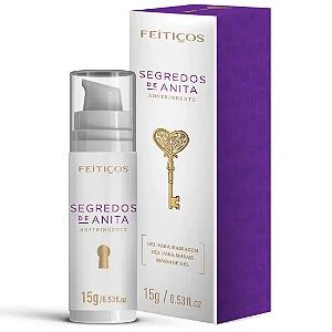 Segredos De Anita Gel Adstringente para Massagem 15g Feitiços Aromáticos