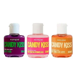 Candy Kiss Hot Calda Beijável com Efeito Quente 35ml Feitiços Aromáticos