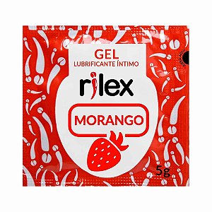 Gel Lubrificante Morango Em Sachê 5g Rilex