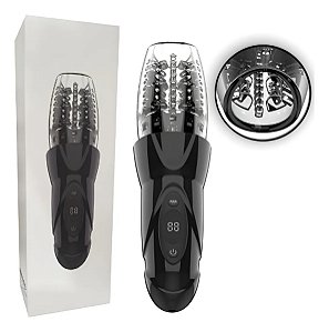 Masturbador Lanterna Para Glande com Rotação / Vai e Vem - Delta VI