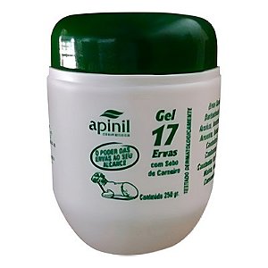 Gel 17 Ervas para Massagem com Sebo de Carneiro 200g Apinil Cosméticos
