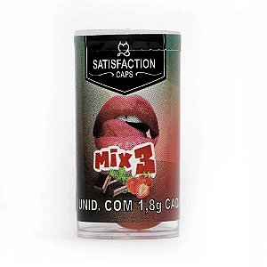 Mix 3 Bolinhas em Cápsula 3 Unidades Satisfaction Caps
