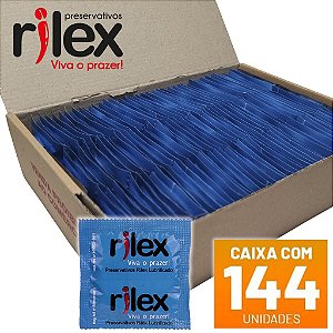 Caixa de preservativo Rilex com 144 unidades Rilex