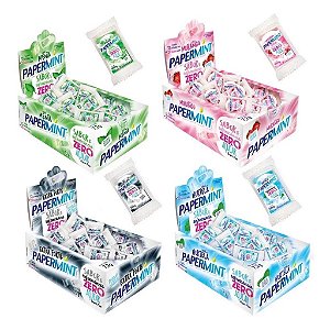 Caixa Fechada Papermint Lâminas Refrescantes Comestíveis Zero Açucar Danilla Foods