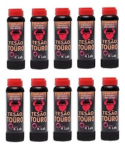 Kit 10 Tesão Estimulante Afrodisíaco Natural 10ml - K-Lab