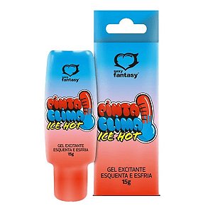 Pinta Clima Excitante em Gel Ice e Hot 15g Sexy Fantasy