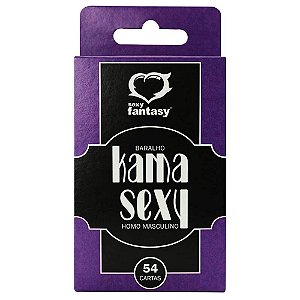Baralho Kama Sexy Homo Masculino com 54 Cartas