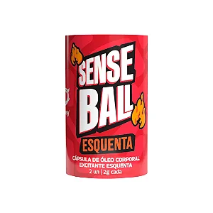 Capsula Sense Ball Esquenta com 2 unidades Sexy Fantasy