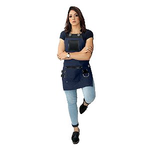 Avental em Jeans modelo king feminino