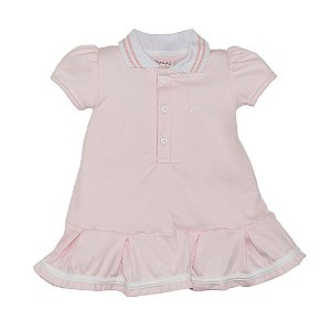 Vestido Bebê Menina Polo Miss Golf Rosa - Grow Up