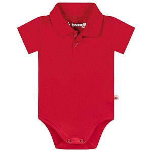 Body Basic Polo Vermelho - Brandili