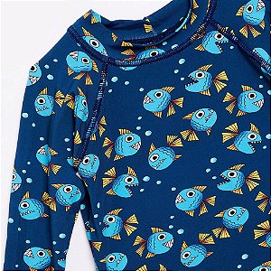 Blusa Peixinhos Proteção UV+50 - Bento