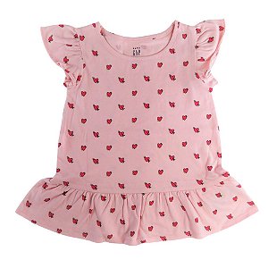 Blusa GAP - Rosa e Estampada