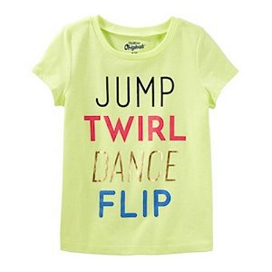 Camiseta Oshkosh Manga Curta – Jump Twirl