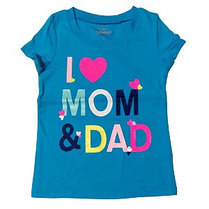 Camiseta I Love Mom &amp; Dad - OshKosh