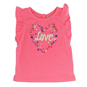 Blusa Love Rosa - OshKosh