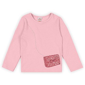 Blusa Bolsa de Pérolas Rosa - Marisol