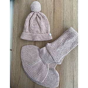 Conjunto Gorro e Cachecol - Mini Lady